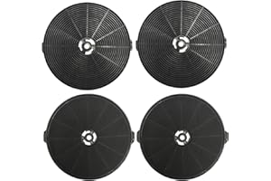BEAUFAN 4 Set CFK1-TM Carbon Charcoal Filter Compatible with Cosmo Range Hoods UMC30, UC30, UMC36, UC36, Also Fit Tieasy USGDCF-G, JOEAONZ YYCF02 & FIREGAS CC170 Models