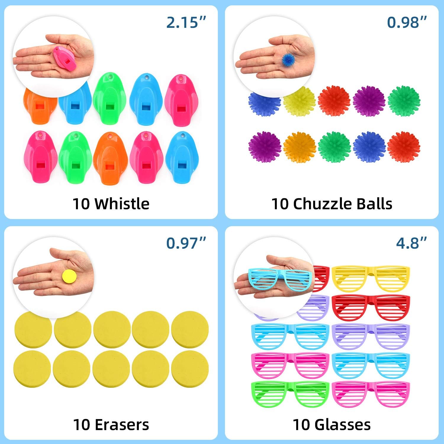 200pcs Birthday Party Favors for Kids Goodie Bags, Pinata Filler Toy Assortment Carnival Prizes for Kids Classroom Rewards Treasure Box Toys: Toys & Games
