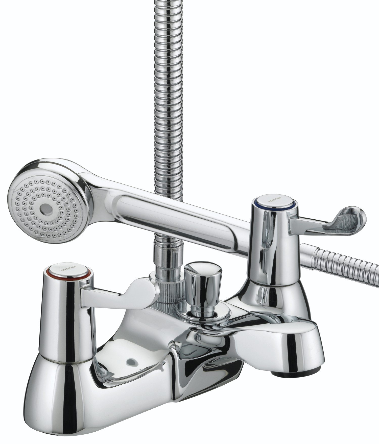 Bristan VAL BSM C CD Lever Bath Shower Mixer with Ceramic Disc Valves - Chrome Plated