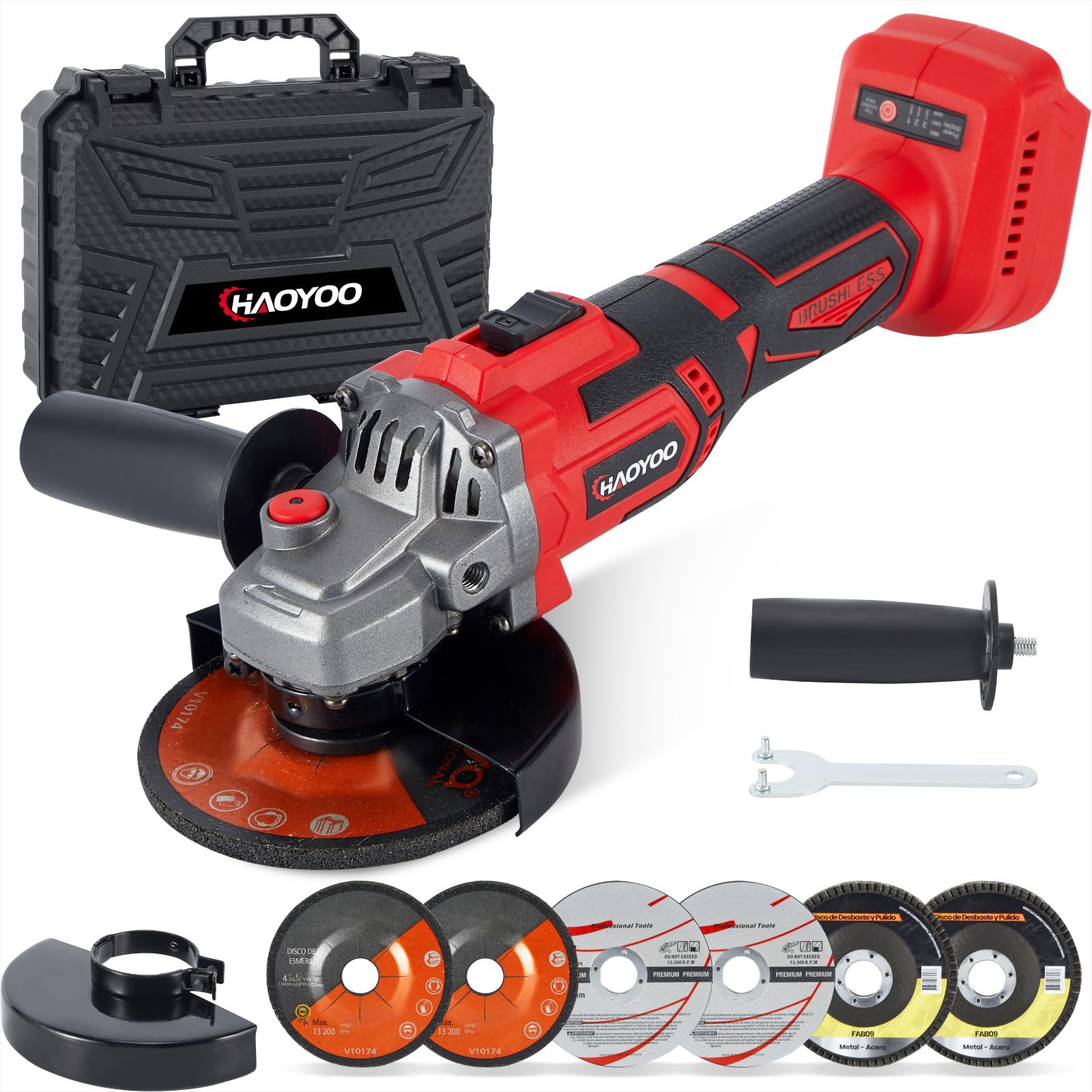 Photo 1 of ***FOR PARTS ONLY***(NON FUNCTIONAL)
Cordless Angle Grinder 4-1/2 inch, Compatible with Makita 18V Battery, Power Electric Angle Grinder Tool with Handle, Brushless Motor for Cutting, Grinding, Polishing?No Battery?