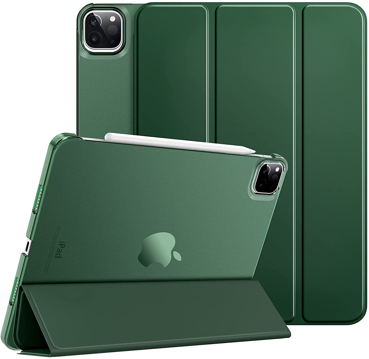 Magnetic Stand Case for iPad Pro 11 (2021) iPad Pro 11 3rd Generation with Auto Sleep Wake Funciton and Stand (Emerald Green)