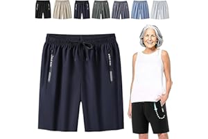 HEMIAUX ICY Shorts - Airyflex Iced Active Silk Cooling Stretch Quick Drying Shorts for Senior Women Over 50