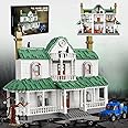 Halloween Haunted House Building Kit, 1058 Pcs Hershel’s Farmhouse with Truck Tree from Horror Movies, Mansion Building Block