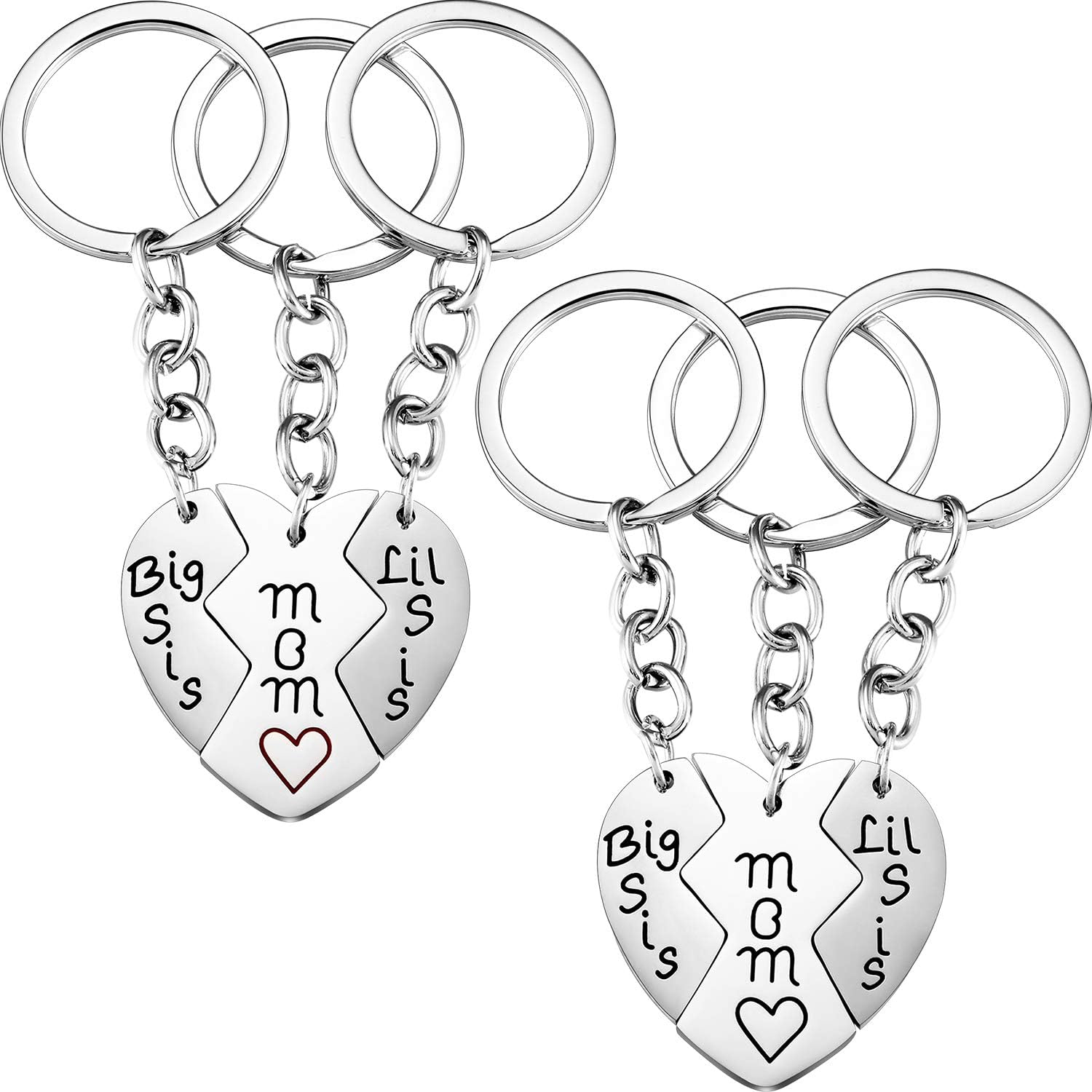 6 Pieces Mother's Day Gifts Daughter Stainless Steel Mother