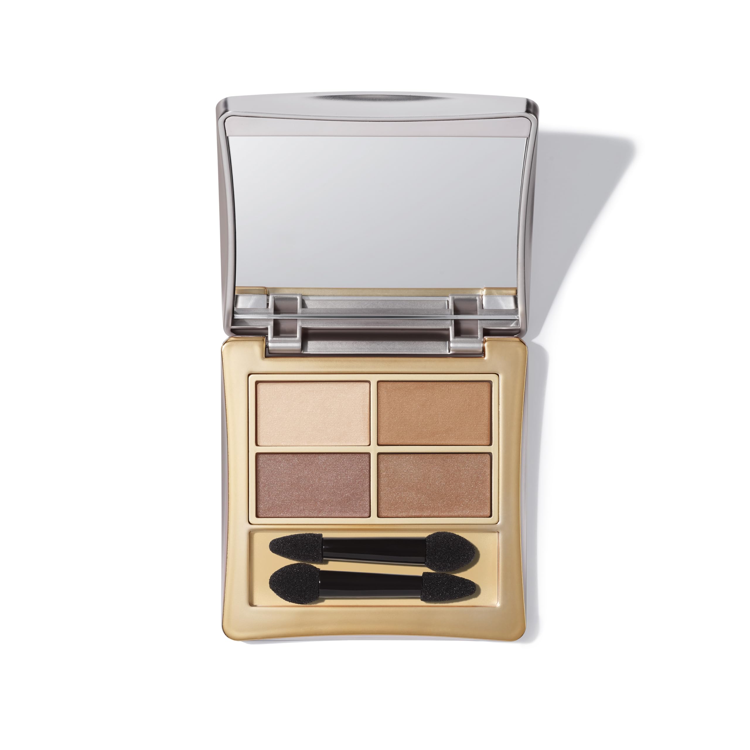 Elizabeth Arden Eyeshadow Quad in Oh So Neutral, 3g, Mineral-based, Talc-free Formula, Vegan Eyeshadow for a Long-Wear, Smudge-free, Velvet Finish