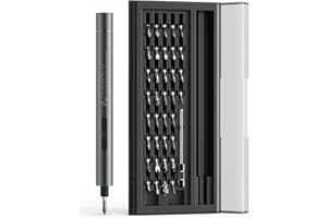iFu Mini Electric Screwdriver, 42 in 1 Precision Screwdriver Set – Small Cordless Power Screwdriver with LED Light & 37 Magnetic Bits, Repair Tool for Phone Laptop Camera Watch Computer