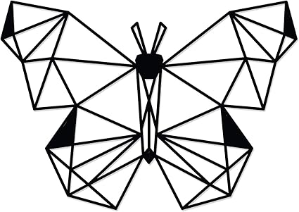 50cm X 35cm Ada Home Decor Butterfly Modern Metal Wall Art Buy Online At Best Price In Uae Amazon Ae
