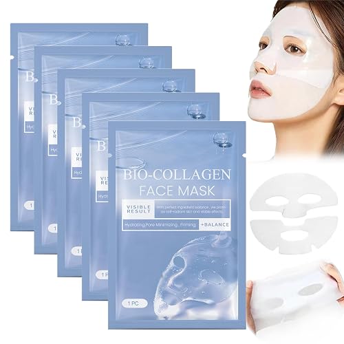 Generic Skin Mask Generic 5Pc Bio-Collagen Real Deep Mask Anti Wrinkle Lifting Face Mask ...