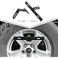 Spare Tire License Plate Holder Bracket Compatible with Jeep Wrangler JK JL 2007-2022