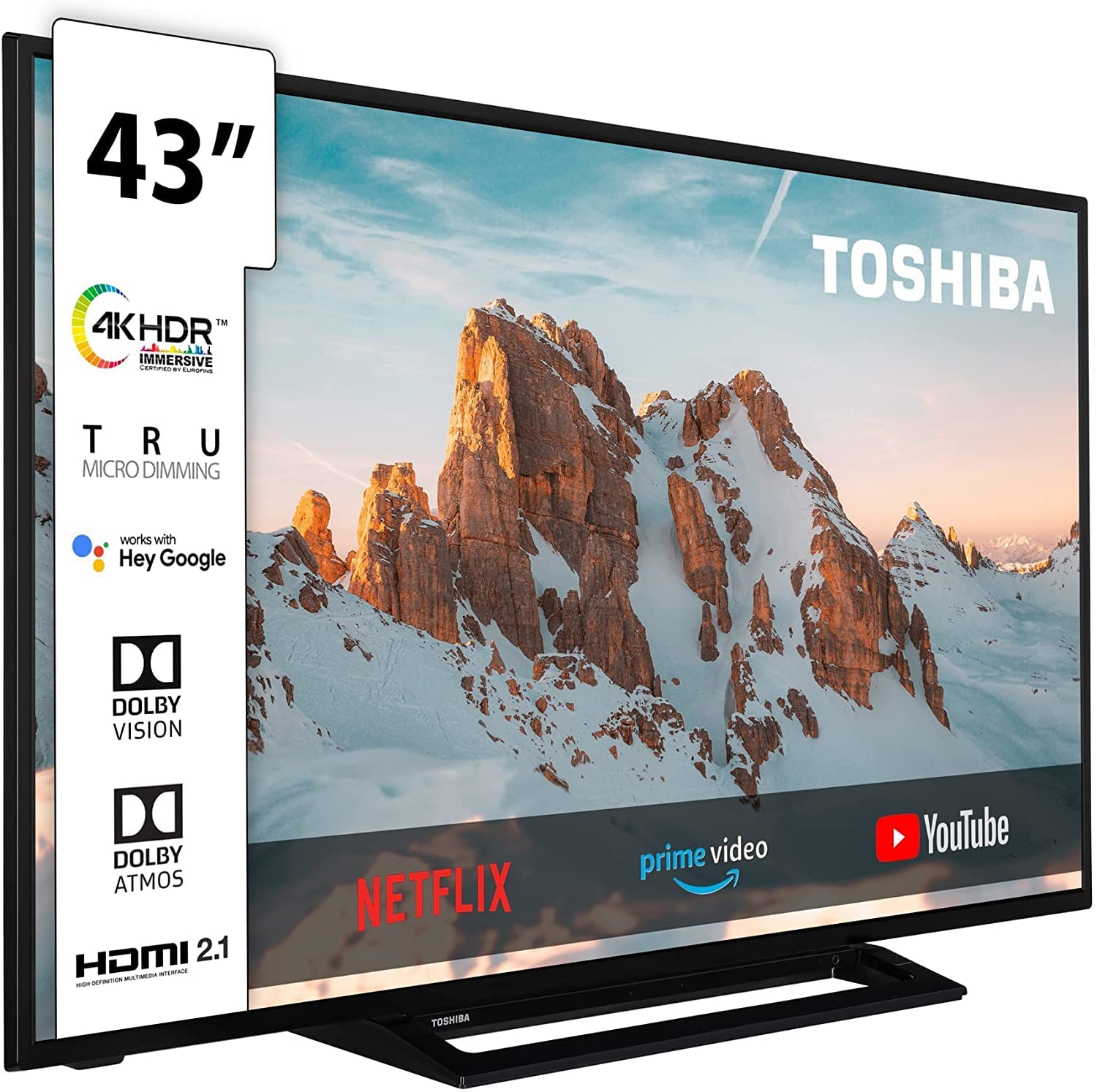 Toshiba-43UK3163DG-Smart-TV-de-43-pulgadas-4K-Ultra-HD-ALEXA-integrado-compatible-con-Google-Assistant-Dolby-Vision