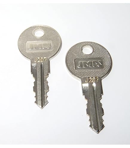 2 Keys For Better Built Tool Box Key Code Series J201 thru