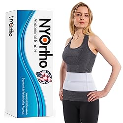 NYOrtho Abdominal Binder 6" 2-Panel - Post-Surgery