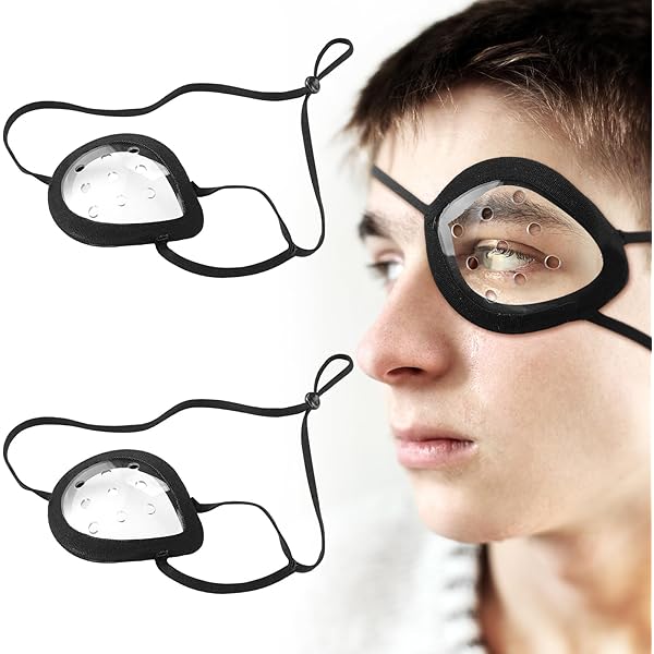Eye Shield 2-Pack Post-Surgery S Breathable Plastic Protection