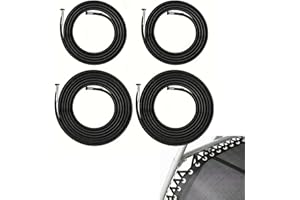 Zero Gravity Chair Replacement Cord Kit – 4-Pack Black Elastic Repair Laces, Heavy-Duty Bungee Cords for Lounge Chairs, Foldi