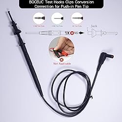 BOCEUC Grabber Micro Test Hook Clip for 4mm Plug
