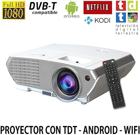 Proyector FULLHD modelo (2018)  Luximagen SV350, Android, Wifi ...