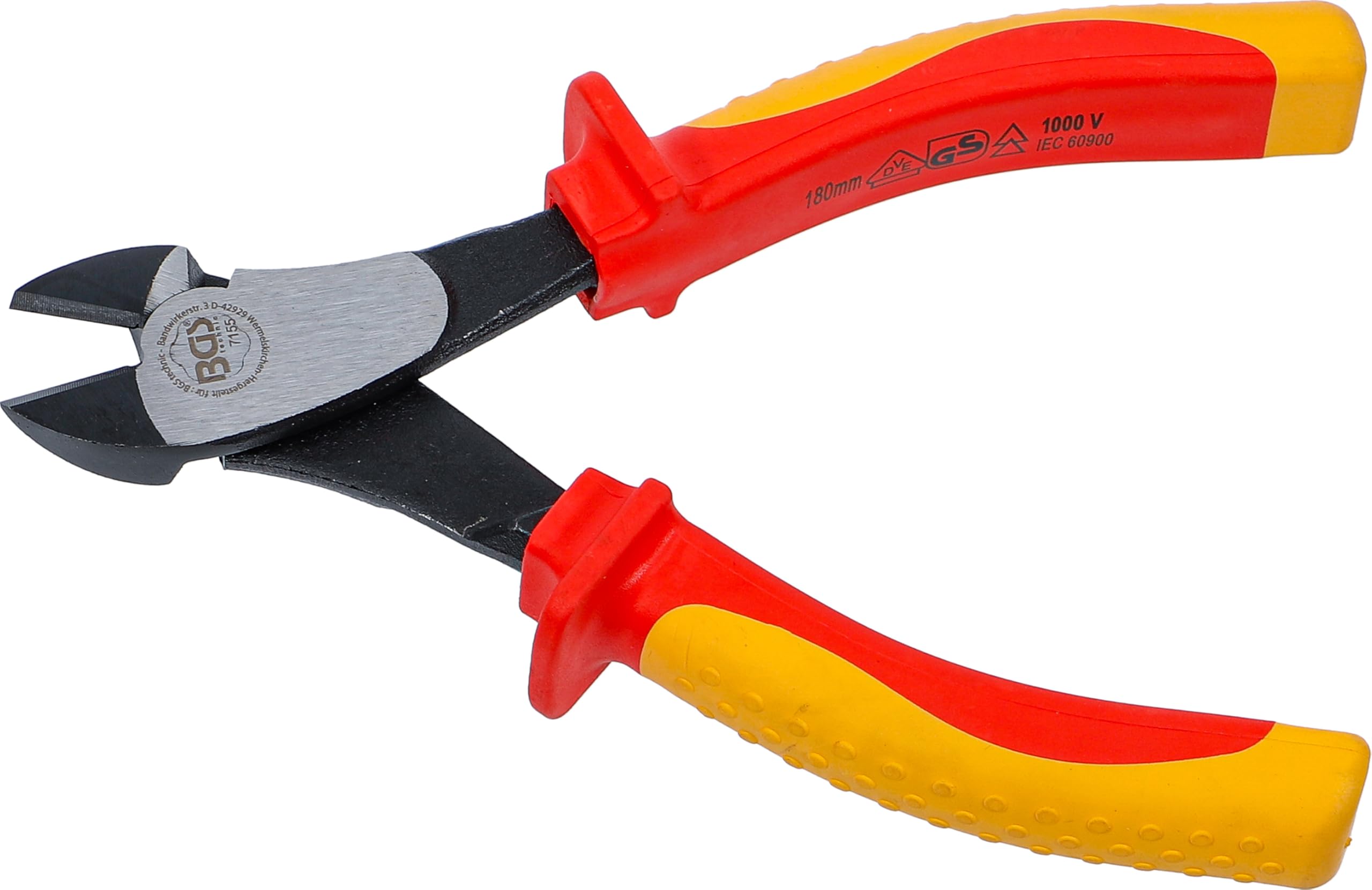 BGS 7155 | VDE Side Cutter Heavy Duty | 180 mm