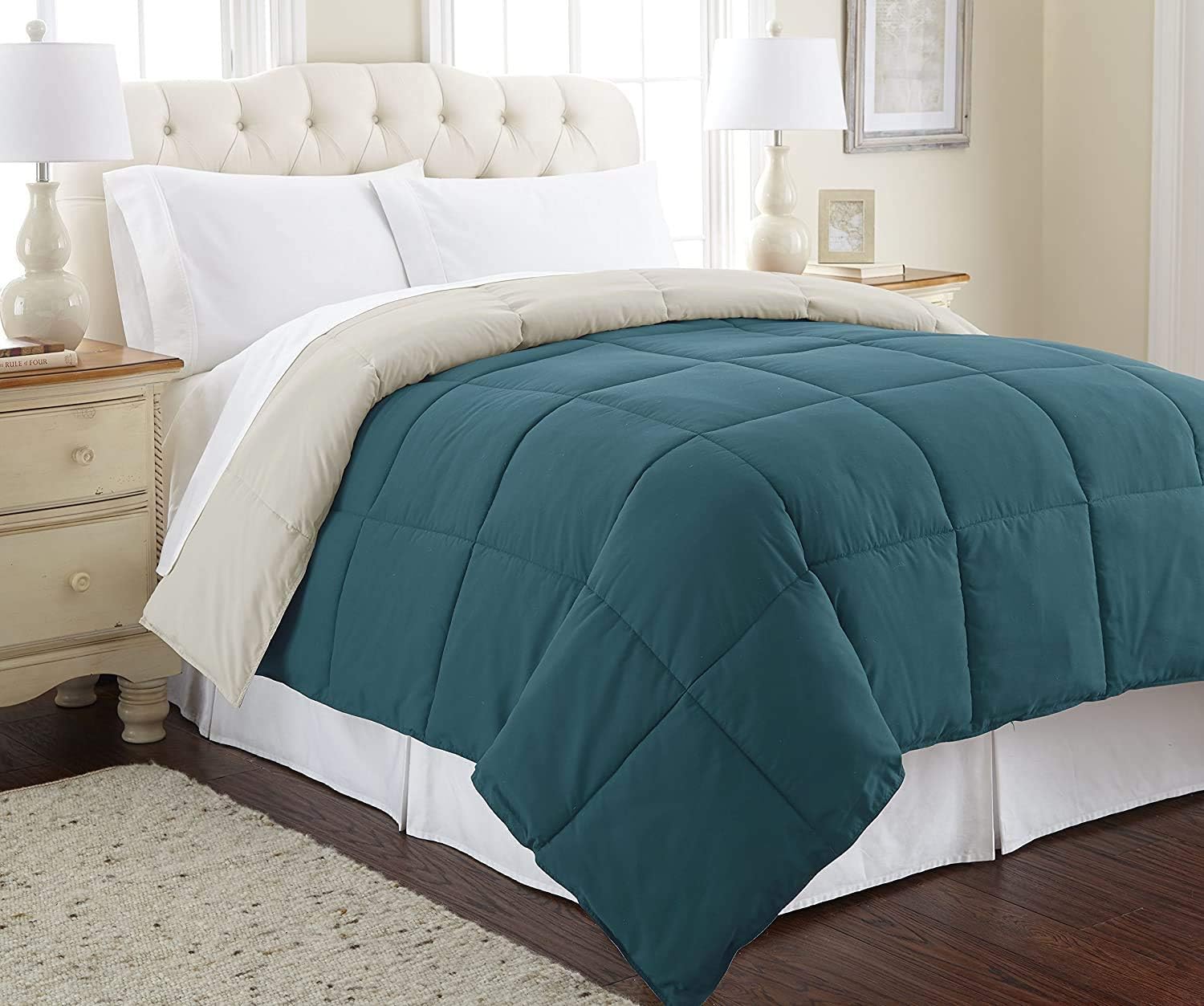 Buy EAlma Microfibre Heavy Winter Mink Reversible Blanket Single Bed