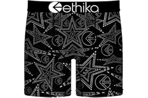Ethika Men’s Mid Boxer Brief, 4-Way Stretch Performance Underwear - Good Denim