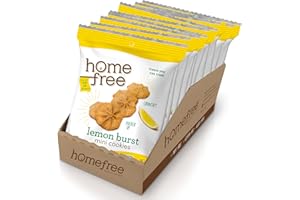 Homefree Treats You Can Trust Gluten Free Mini Cookies, Single Serve, Lemon Burst, 1.0 Ounce (Pack of 10)…