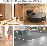 JAHOMFAI 3m Self Adhesive Floor Cable Protector Wire Cover Flexible PVC Cord view 7