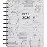 Happy Planner Disc-Bound 12-Month July 2025–June 2026 Planner with 3 Extra Months, Big Size, Teacher Layout, Here We Go Again, 7" x 9.25”