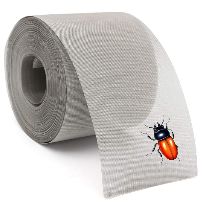 Kisstaker Insect Soffit Vent Mesh Tools, 75mm x 30.5M