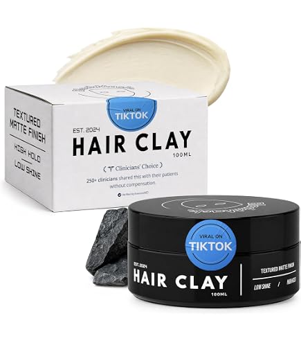 Amazon.com: OWAY Shabby Mud Soft Hold Hair Clay Wax 50 ml - 1.7 fl