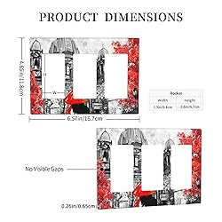 Paris Berlin Street Light Switch Cover Decorative 3