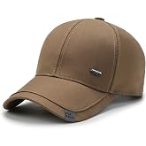 talajee Mens Women Cotton Baseball Cap Adjustable Dad Hat Plain Black Trucker Hat Golf Low Profile Hat