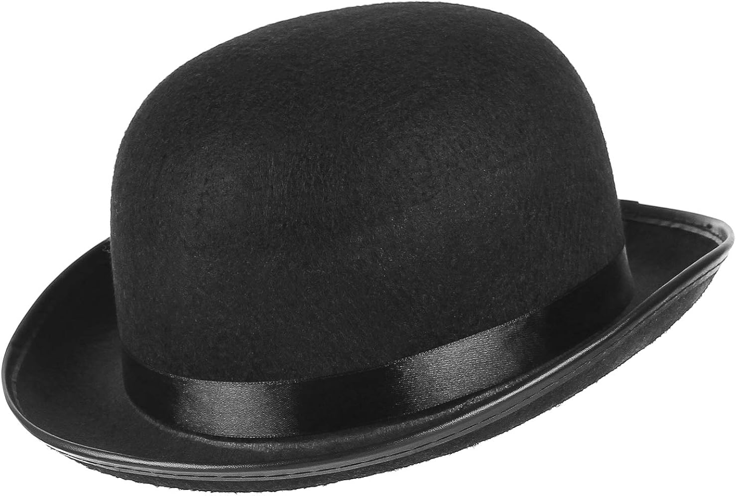 GEMVIE Felt Derby Bowler Hat Unisex Adults Light Bowler Hat Costume Dress Ups Accessory for