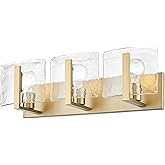 Golden Lighting 3164-BA3 BCB-HWG Aenon - 3 Light Bath Vanity-6.75 Inches Tall and 21.75 Inches Wide, Finish Color: Brushed Ch