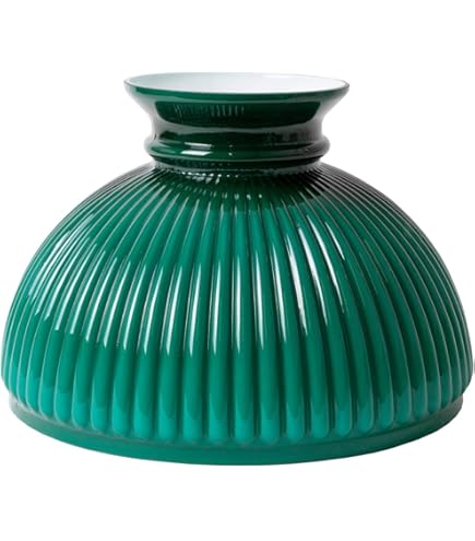 thumbnail image 2 of B&P Lamp Diamond Quilted Glass Shade - 10 Inch Cranberry Student Shade With Crimped Top 2 of 13