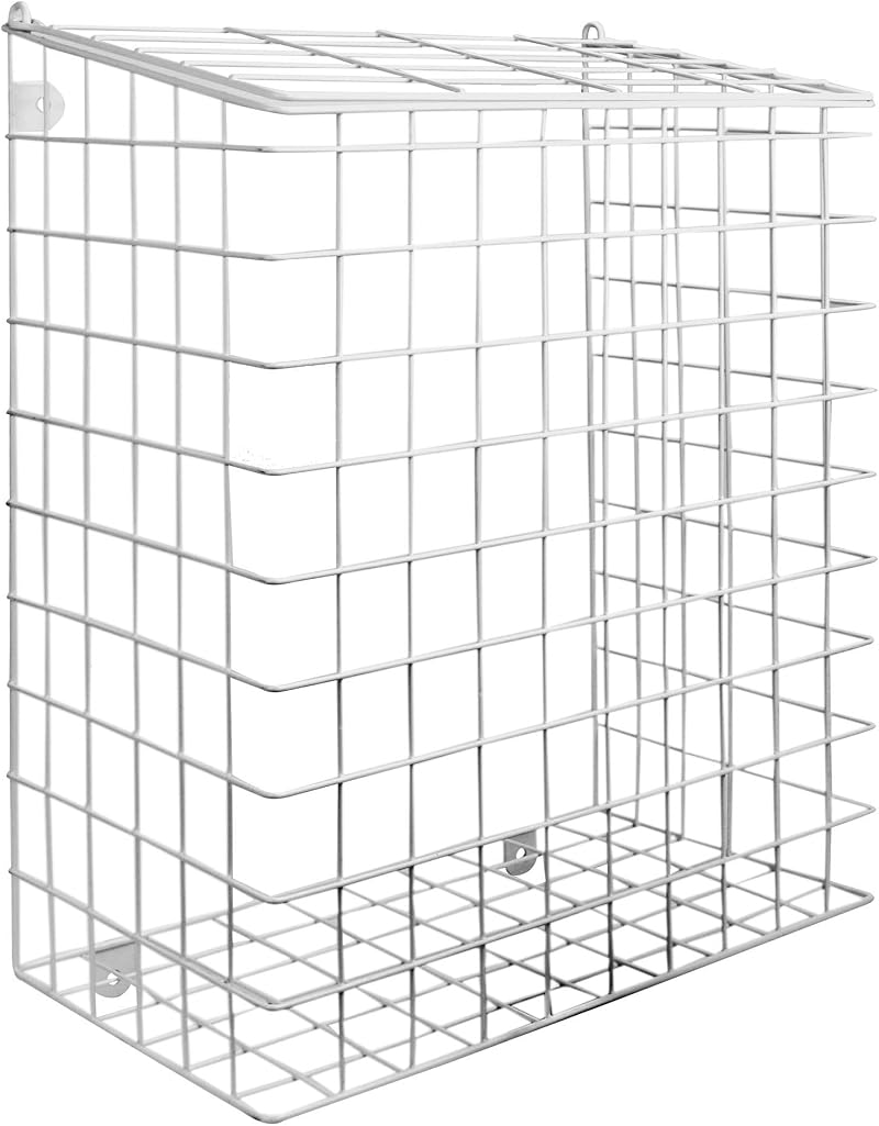 Maison & White Letterbox Cage with Fixings Mail Catcher Cage 42cm H