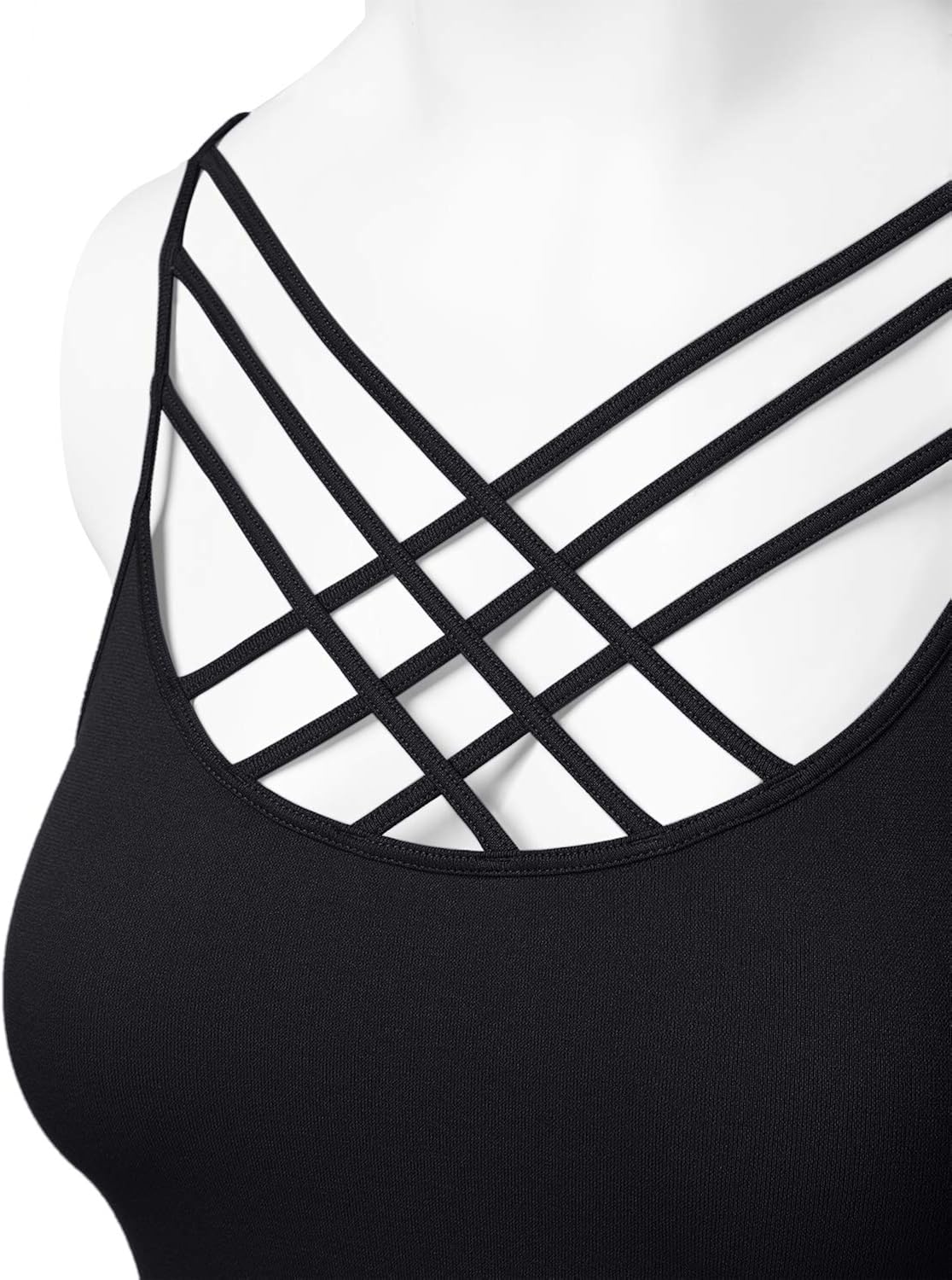Women's Novelty Bras Seamless Triple Criss-Cross Front Bralette Sports Bra at  Women’s Clothing store