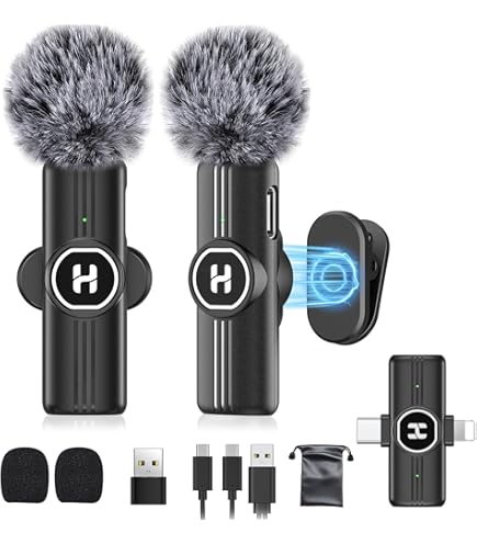 Amazon.com: SENXIN K60 Wireless lavalier Microphone for iPhone