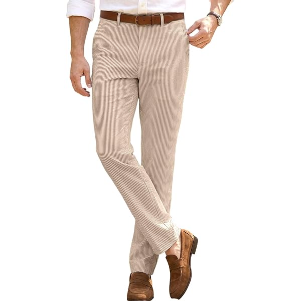 HANBANGWEI Beige Mens Linen Dress Pants for Wedding Slim Fit Linen Suits for Men Linen Pants Men Big and Tall at Amazon Men's Clothing store HANBANGWEI Beige Mens Linen Dress Pants for Wedding Slim Fit Linen Suits for Men Linen Pants Men Big and Tall at Amazon Men's Clothing store
