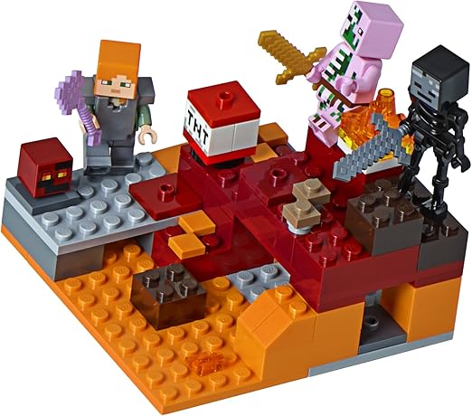 Amazon レゴ Lego マインクラフト 暗黒界の戦い おもちゃ おもちゃ