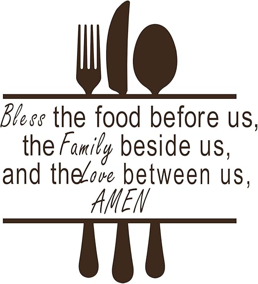 Amazon Com Familia Vinilo Pared Citas Cocina Decoraciones