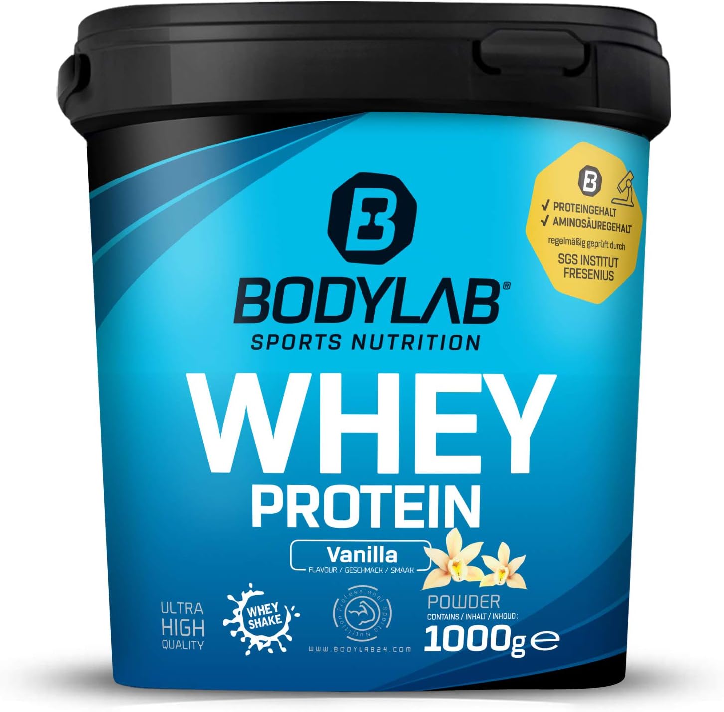 Bodylab24 Whey Proteinepoeder Vanille Hoogwaardig Eiwitpoeder 1 Kg Amazon Nl