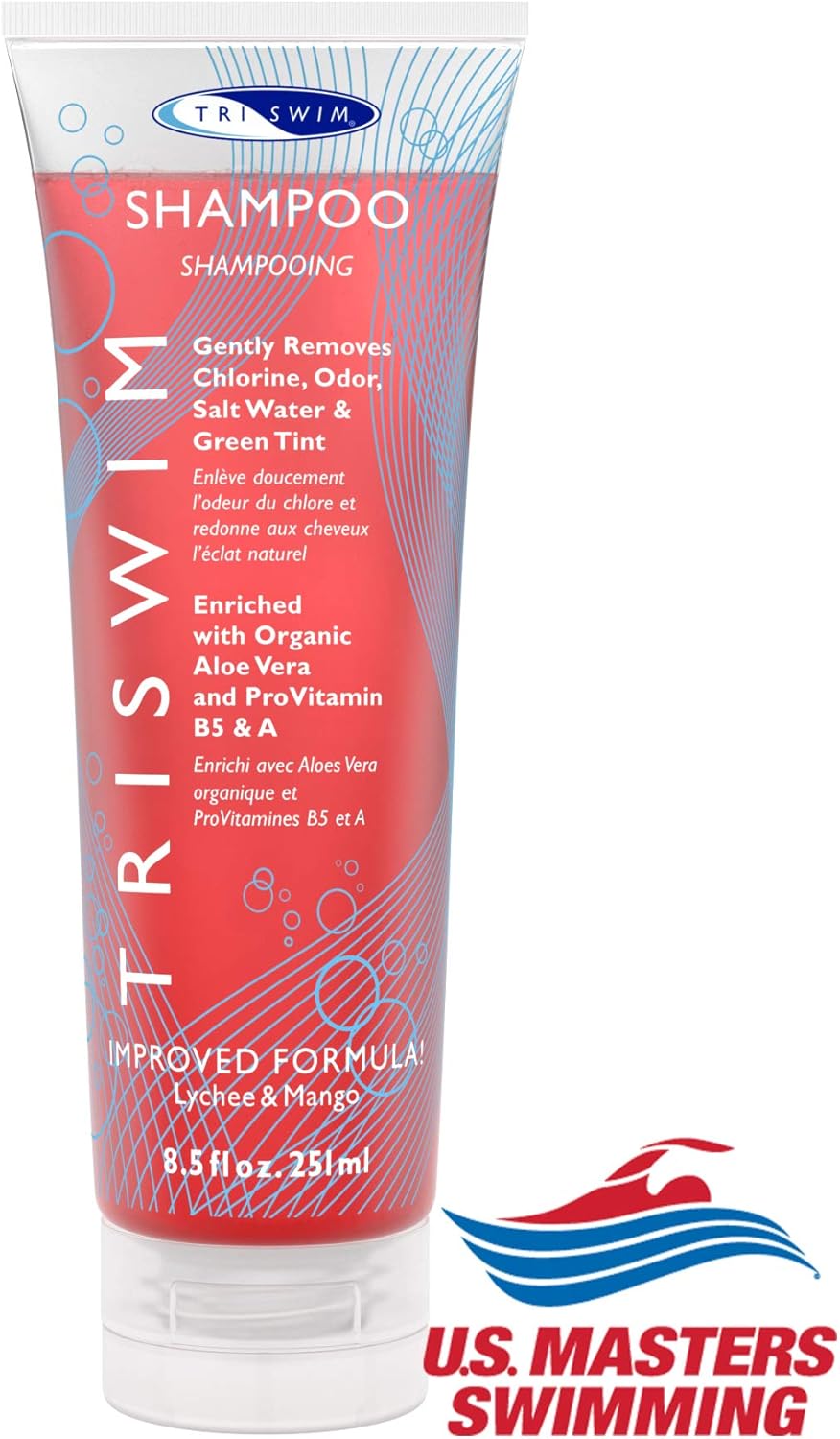 TRISWIM Chlorine Removal Shampoo, Lychee & Mango, 251 ml - Image 3