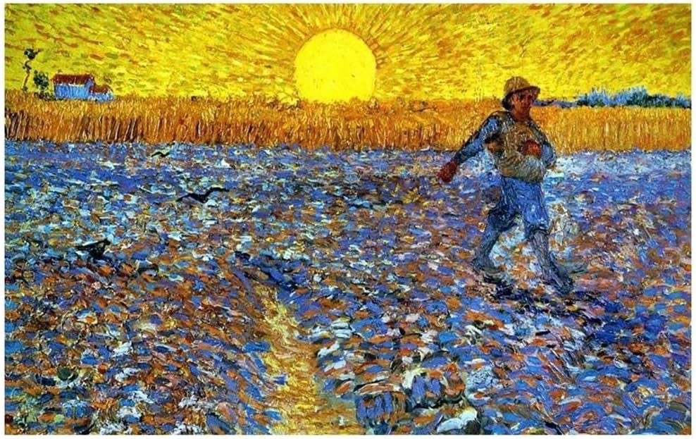 Stampe su tela, Ponte al tramonto