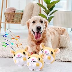 BABORUI Interactive Dog Toys Hamster, Jumping