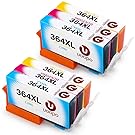 Uoopo Replacement for HP 364XL 364 Colors Ink Cartridges Compatible with HP Photosmart 5520 6520 5510 7520 5524 7510 6510 5515 5514 5511 5522 B010 B109a B110, HP Photosmart Premium C309 C310 C410 C410b B8550 B8850, HP Officejet 4620 4622 4610, HP Deskjet 3070A 3520 3521 3522 3524