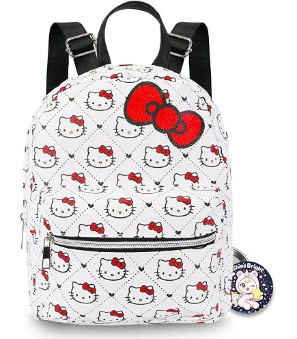 Amazon.com: Hello Kitty Mini Backpack for Girls - 10” Faux Leather