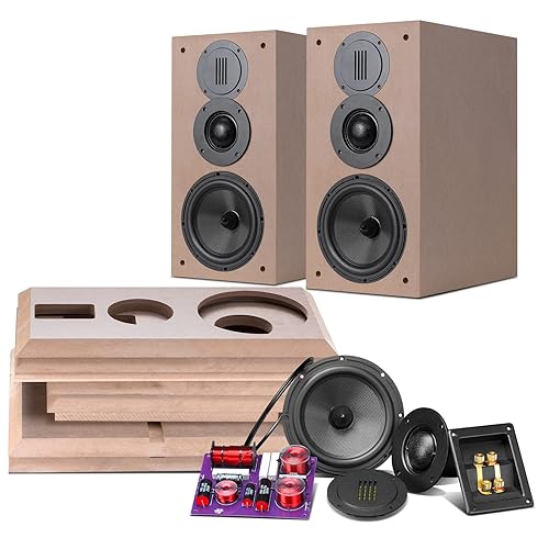 HiVi-Swans DIY Way Passive Bookshelf Speakers Pair DIY Speaker