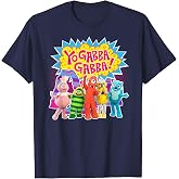 Yo Gabba Gabba! Colorful Character Cutouts TV Show T-Shirt