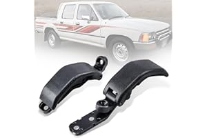 AMUMU Rear Quarter Glass Window Latch Compatible with Toyota Tacoma 1989-2000 Pickup Hilux 1988-1997 4Runner 1989-1995 Black