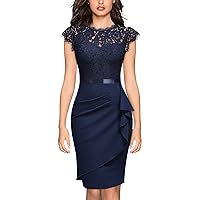 chinese dress ladies Amazon.com: MEROKEETY Women's Sleeveless Lace Floral Elegant Cocktail Dress  Crew Neck Knee Length for Party, Beige, S : Clothing, Shoes & Jewelry main image 0