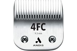 Andis CeramicEdge Carbon-Infused Steel Pet Clipper Blade, Size-4FC, 3/8-Inch Cut Length (64295)